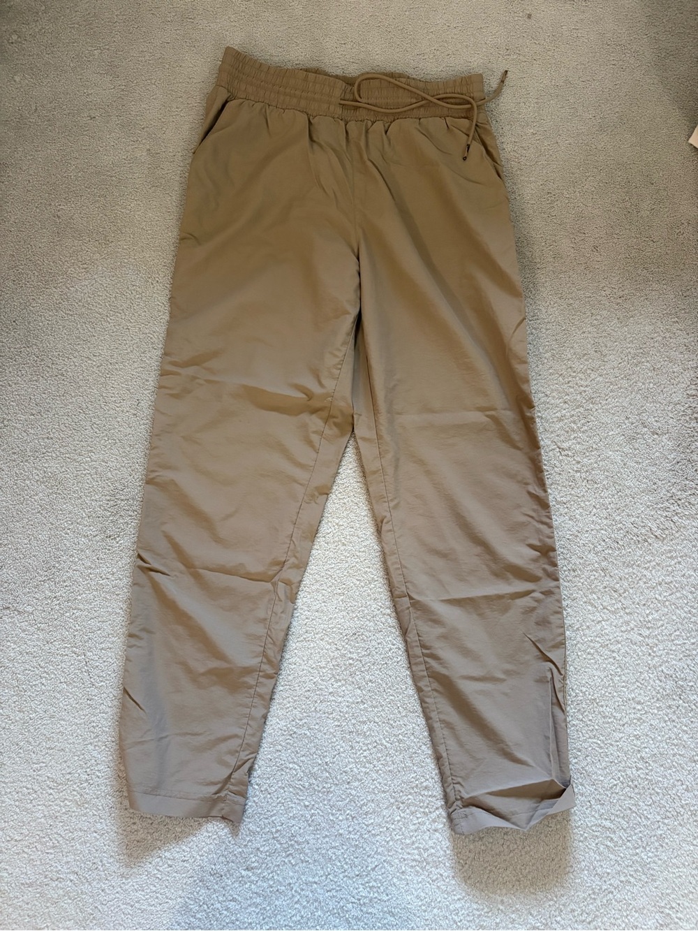 GAP Women's Drawstring Jogger Pants - Khaki